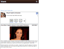 Tablet Screenshot of angelina-jolie-people.skyrock.com