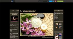 Desktop Screenshot of fatimlamasseuse.skyrock.com