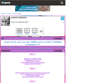 Tablet Screenshot of cliparole1988.skyrock.com