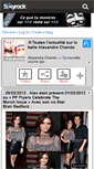 Mobile Screenshot of chandoalexandras.skyrock.com