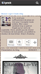Mobile Screenshot of citation-lo-ve.skyrock.com
