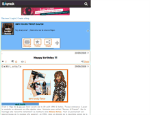 Tablet Screenshot of demi-lovato-france.skyrock.com