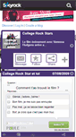 Mobile Screenshot of college-rockstars-lefilm.skyrock.com