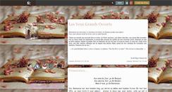 Desktop Screenshot of lesyeuxgrandsouverts.skyrock.com