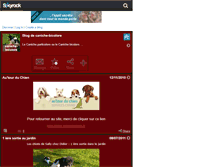 Tablet Screenshot of caniche-bicolore.skyrock.com