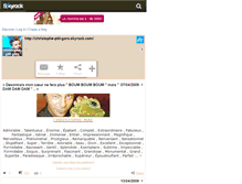 Tablet Screenshot of christophe-ptit-gars.skyrock.com