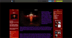 Desktop Screenshot of diablo-iii.skyrock.com