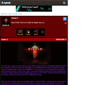 Tablet Screenshot of diablo-iii.skyrock.com