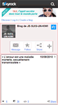 Mobile Screenshot of je-suis-un-kiwi.skyrock.com