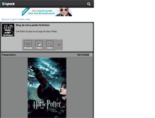 Tablet Screenshot of harry-potter-fanfiction.skyrock.com