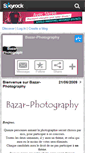 Mobile Screenshot of bazar-photography.skyrock.com