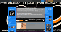 Desktop Screenshot of paradise-import.skyrock.com