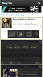 Mobile Screenshot of biglove-bigshit.skyrock.com