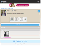 Tablet Screenshot of fiictiion-bieber-justin.skyrock.com