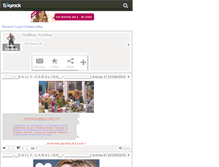 Tablet Screenshot of daily-caroline.skyrock.com