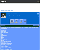 Tablet Screenshot of animaux25830.skyrock.com