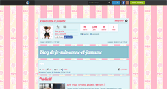 Desktop Screenshot of je-suis-conne-et-jassume.skyrock.com