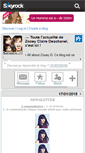 Mobile Screenshot of deschanelzooeyclaire.skyrock.com