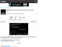 Tablet Screenshot of hostage-of-love-book.skyrock.com