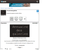 Tablet Screenshot of annuairegaleries.skyrock.com