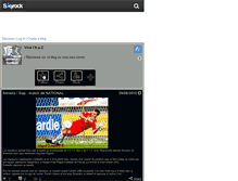 Tablet Screenshot of amiens-football.skyrock.com