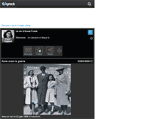 Tablet Screenshot of anne-frank54.skyrock.com