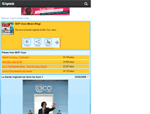 Tablet Screenshot of coco-lamusique.skyrock.com