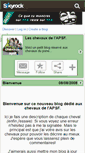 Mobile Screenshot of chevaux-apsf.skyrock.com