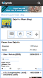 Mobile Screenshot of deeja-vu.skyrock.com