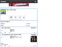 Tablet Screenshot of deeja-vu.skyrock.com