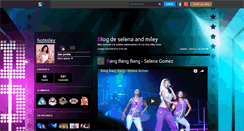 Desktop Screenshot of hotmiley.skyrock.com