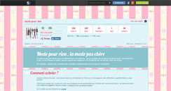 Desktop Screenshot of mode-pour-rien.skyrock.com