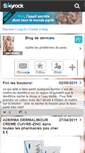 Mobile Screenshot of dermato.skyrock.com