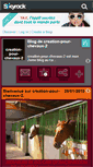 Mobile Screenshot of creation-pour-chevaux-2.skyrock.com