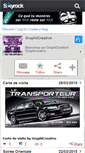 Mobile Screenshot of graphicreative.skyrock.com