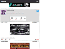 Tablet Screenshot of graphicreative.skyrock.com