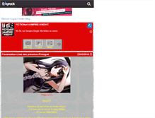 Tablet Screenshot of fictionof-vampire-knight.skyrock.com