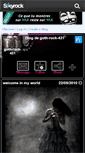 Mobile Screenshot of goth-rock-421.skyrock.com