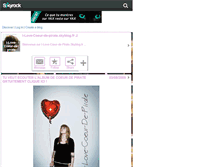 Tablet Screenshot of i-love-coeur-de-pirate.skyrock.com