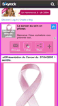 Mobile Screenshot of cancer-du-sein-en-photo.skyrock.com