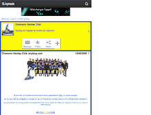 Tablet Screenshot of chc-chamois.skyrock.com