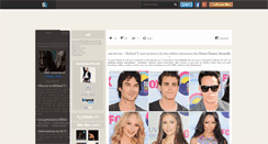 Desktop Screenshot of michael-trevino.skyrock.com