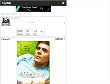 Tablet Screenshot of info-zac-efron.skyrock.com