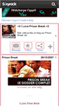 Mobile Screenshot of iloveprisonbreak1.skyrock.com