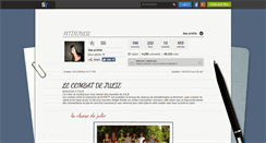 Desktop Screenshot of petitejulie.skyrock.com