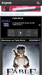 Mobile Screenshot of fable-world.skyrock.com