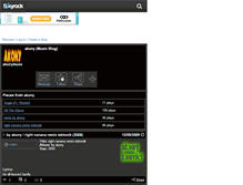Tablet Screenshot of akonymusic.skyrock.com