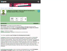 Tablet Screenshot of ecologie-et-economie.skyrock.com