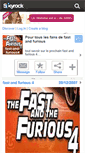 Mobile Screenshot of fast-and-furious4.skyrock.com