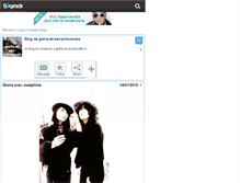 Tablet Screenshot of gloria-et-ses-princesses.skyrock.com